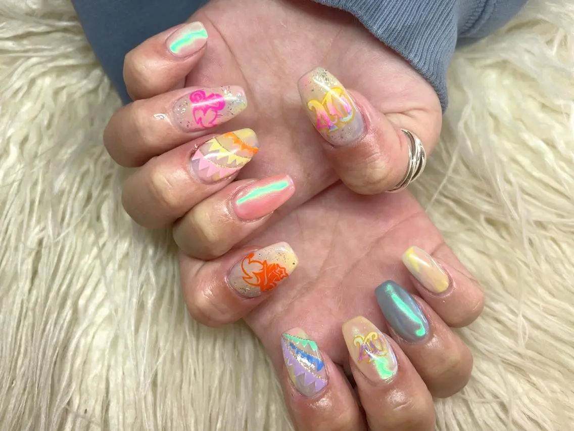 ネイル ハンドネイル フットネイル Nail salon LuaRのネイルデザイン