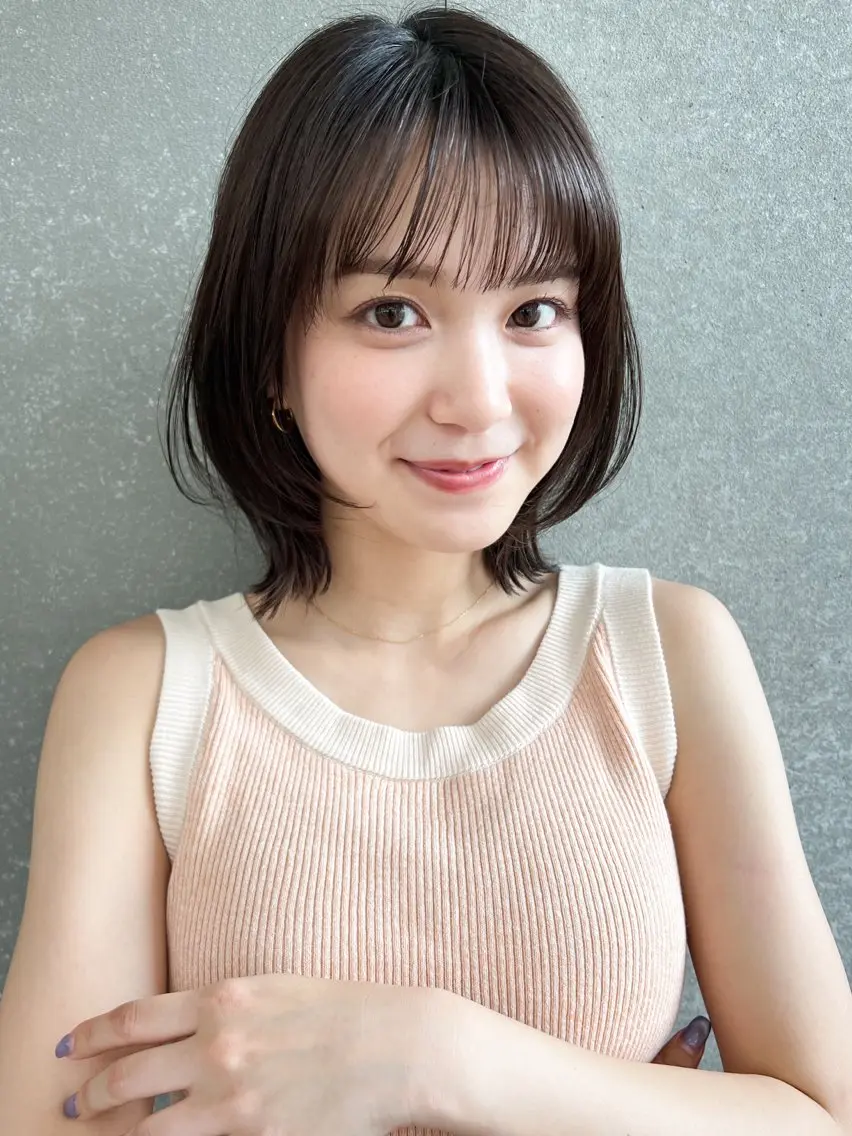 🌈人気No.1支持率78%🌈カット+N.カラー+髪質改善3stトリートメントの写真