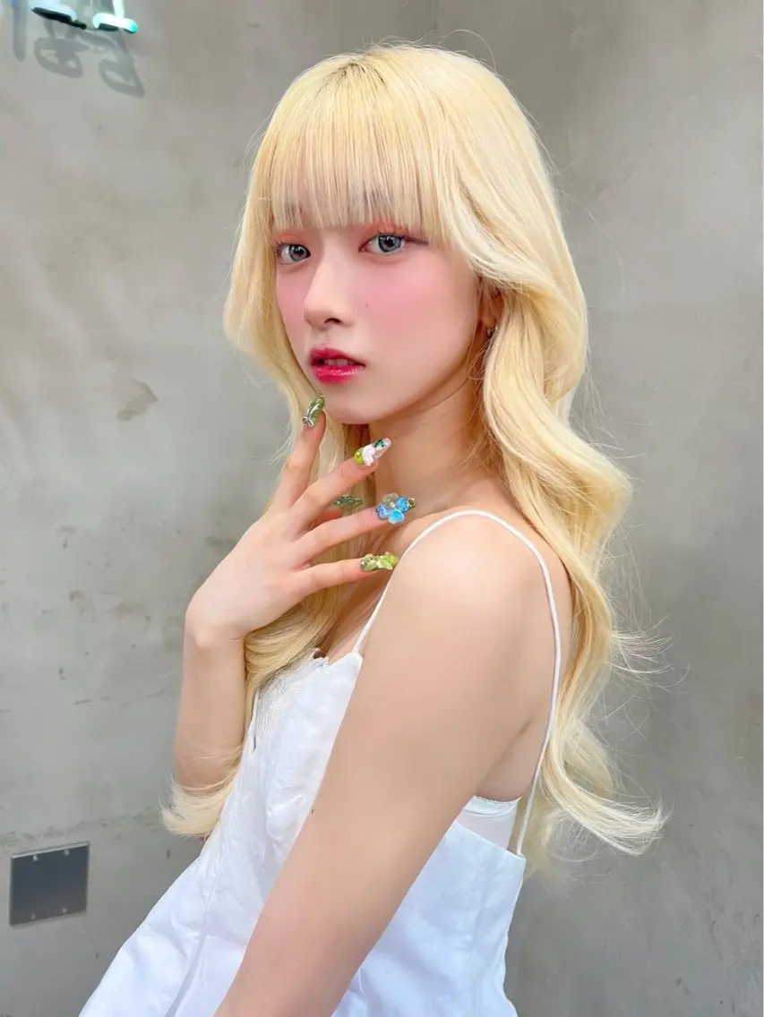 ロング カラー 艶髪／韓国ヘア🎀 Kanon︎︎⁺.のヘアスタイル