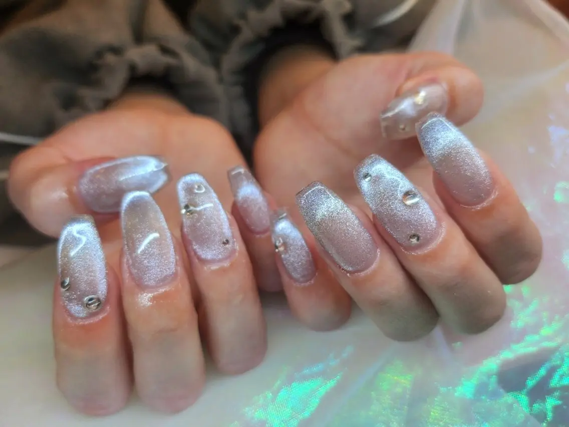 ネイル ハンドネイル 💜bora .のネイルデザイン