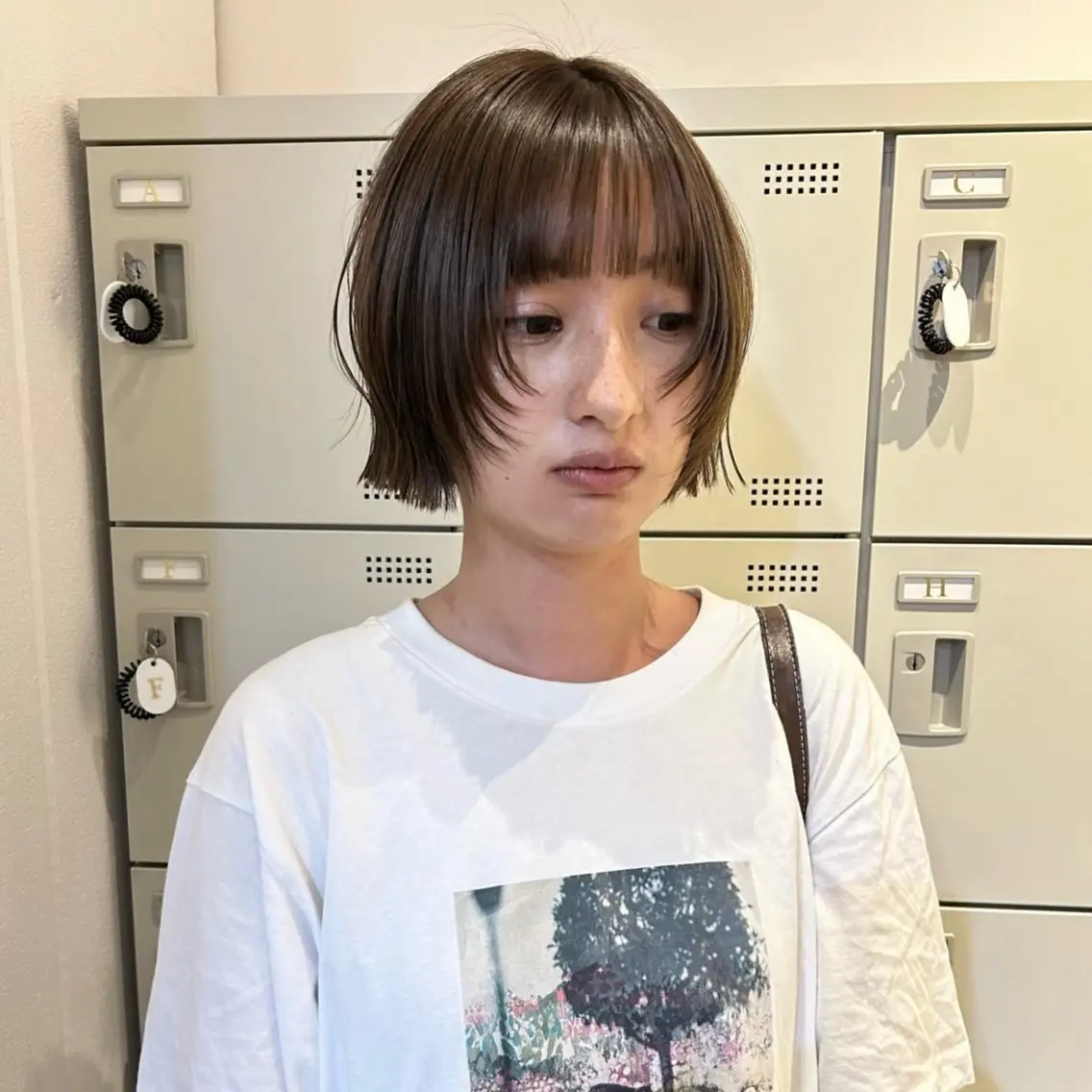 ショート ボブ 顔周りカット レイヤーカット カット ヘアカラー トリートメント 透明感カラー/ 髪質改善✨️🎀萌愛のヘアスタイル