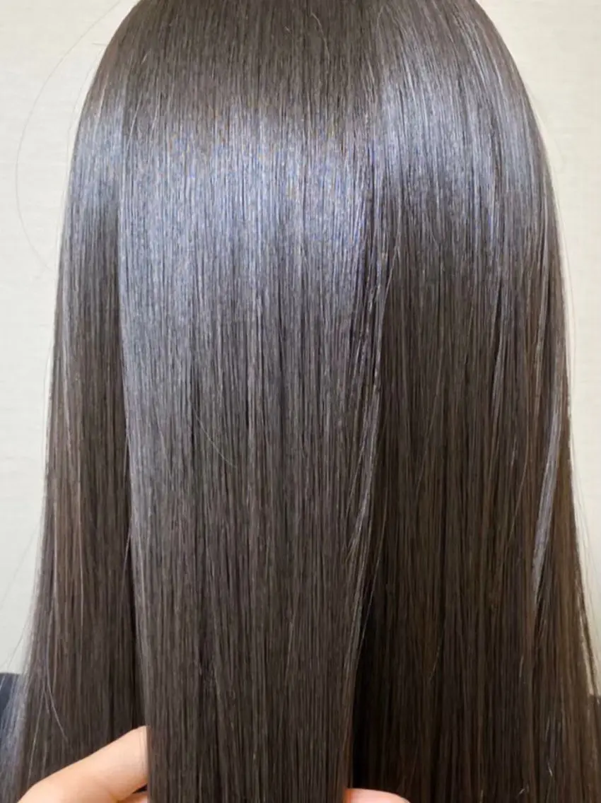 パーマ 縮毛矯正 金城 奈菜のヘアスタイル