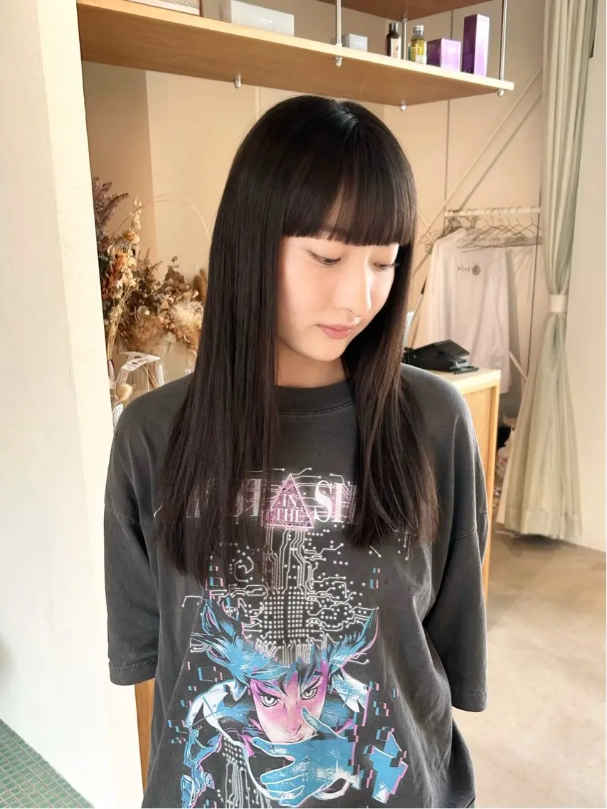 💛ワンカラー+サブリミック髪質改善酸熱トリートメント💛の写真