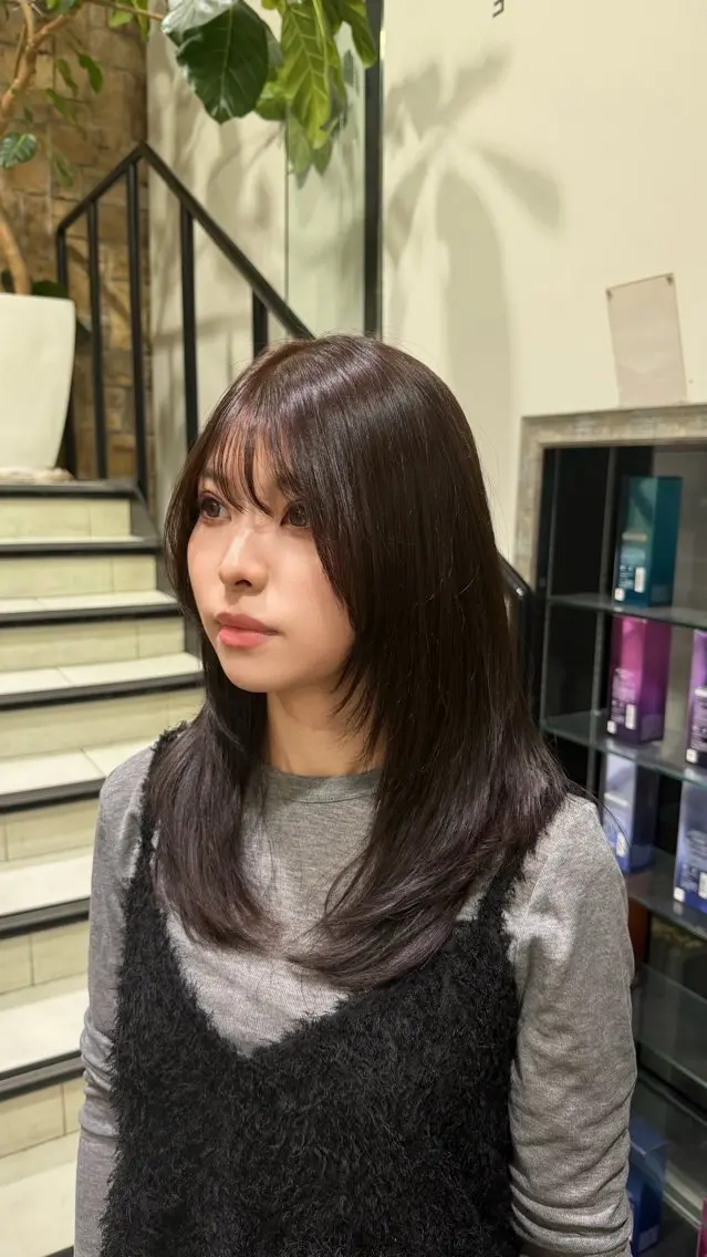 カラー ヘアカラー mira🎀 ┊︎透明感カラー🫧のヘアスタイル