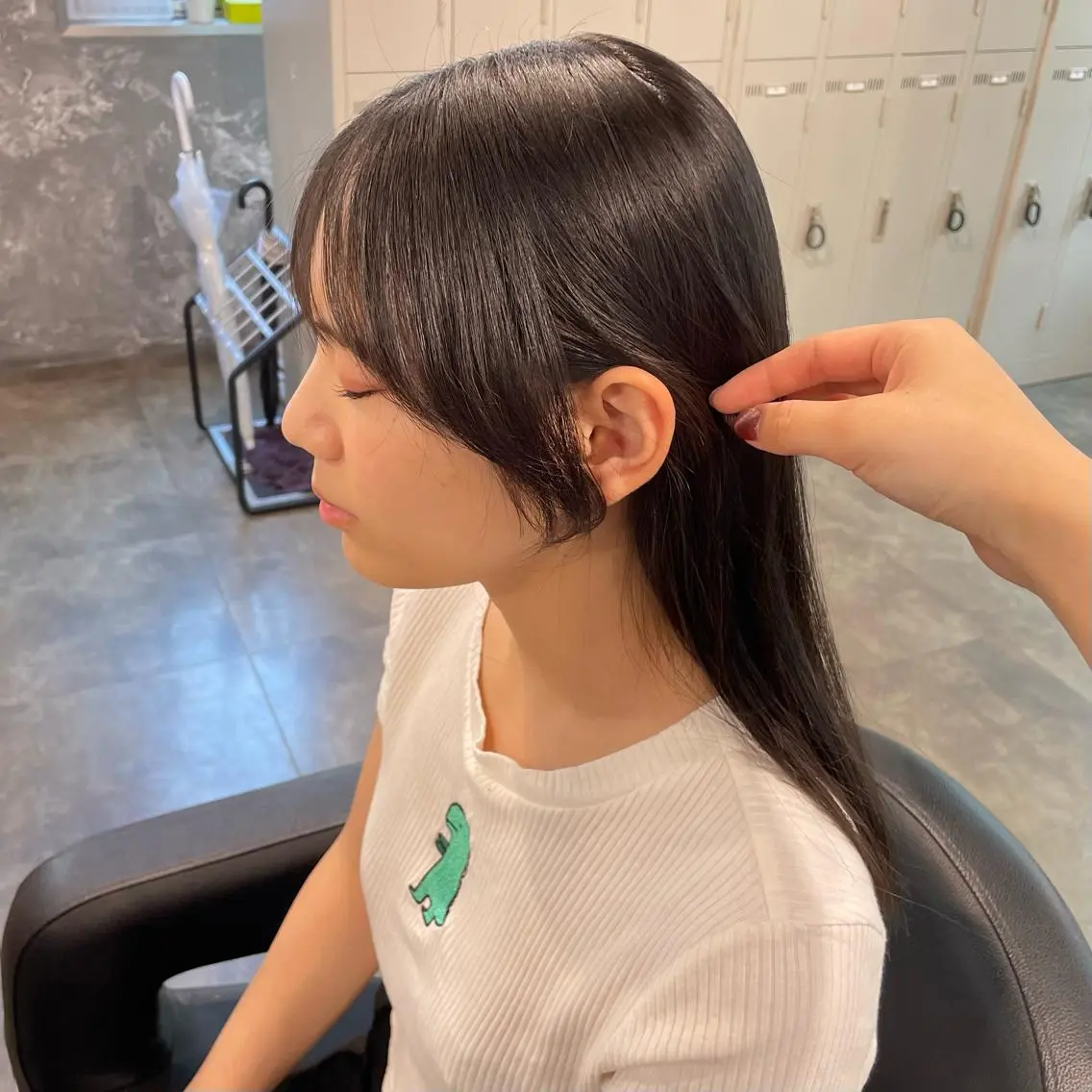 ミディアム 表参道♡暗髪♡ 艶カラー♡アユミのヘアスタイル