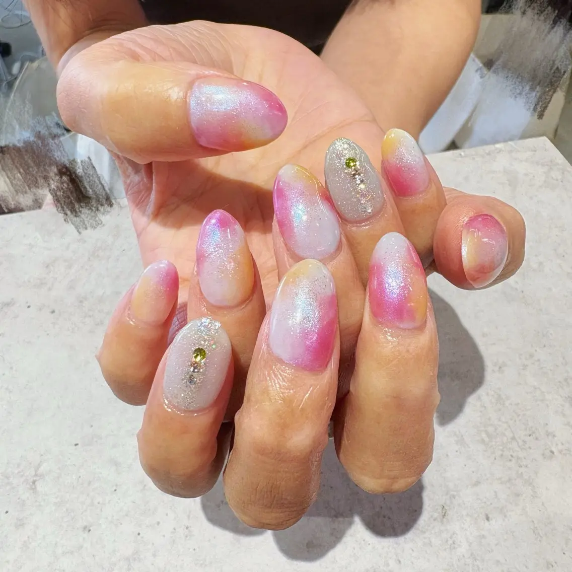 ネイル 持ち込み Ayu ꕤ︎︎。°⋆のネイルデザイン