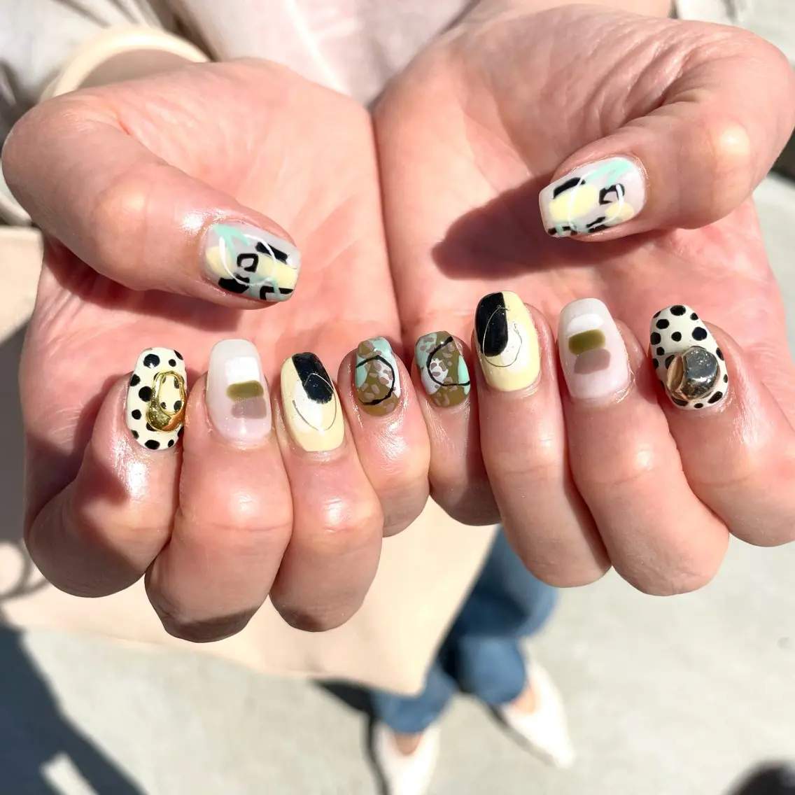 ネイル ハンドネイル Sea  nail by emaのネイルデザイン