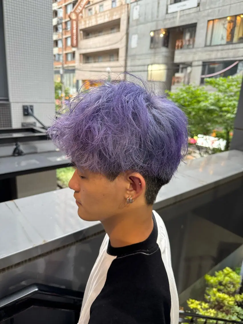 メンズ カット ヘアカラー トリートメント 河野 悠のヘアスタイル