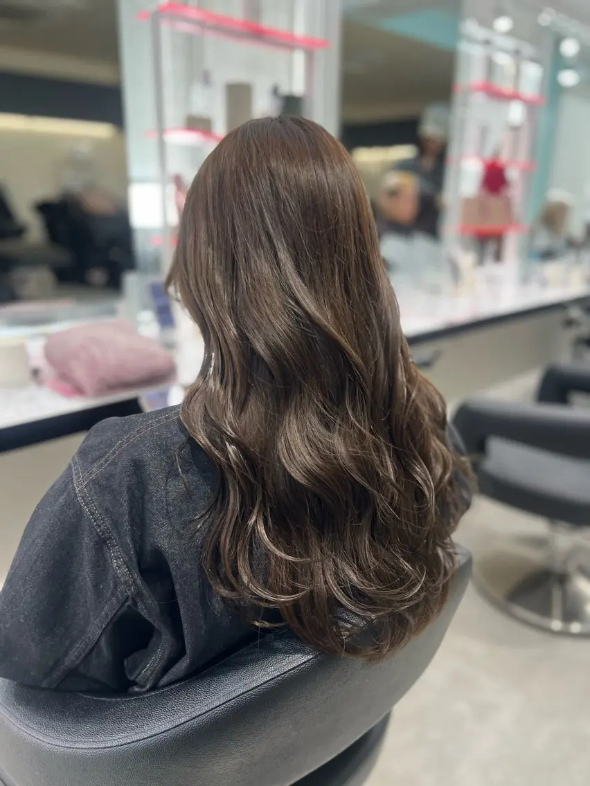ロング カット ヘアカラー レイヤー/ダブルカラ ー🎀Sayakaのヘアスタイル