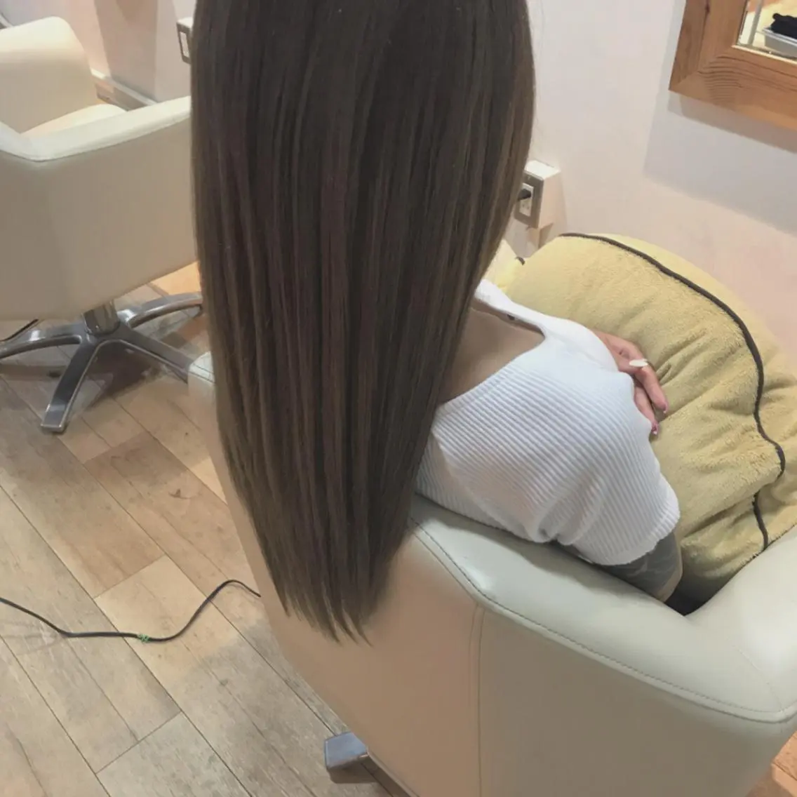 カラー 豊中駅3分eha レッスンモデルのヘアスタイル