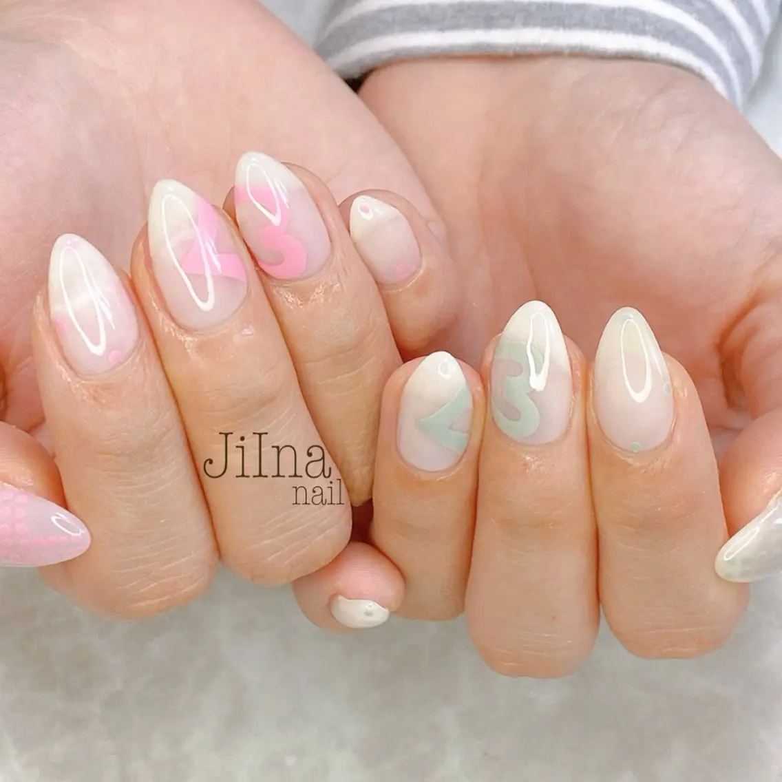 ネイル 持ち込み JiIna nailのネイルデザイン
