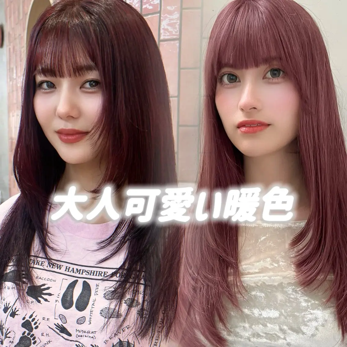 ロング カラー カット ヘアカラー トリートメント 柔らかい艶暖色 レイヤー🫧姫汝のヘアスタイル
