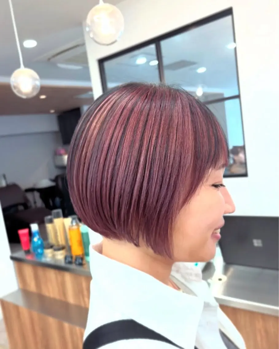 カラー キッズ カット ヘアカラー トリートメント 竹本 志栞のヘアスタイル