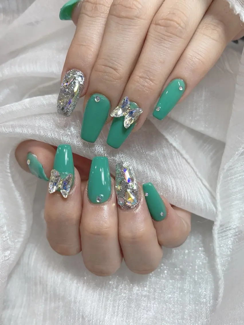 ネイル アートネイル フラッシュネイル フレンチネイル ガラスフレンチ グラデーション M2beauty Renaのネイルデザイン