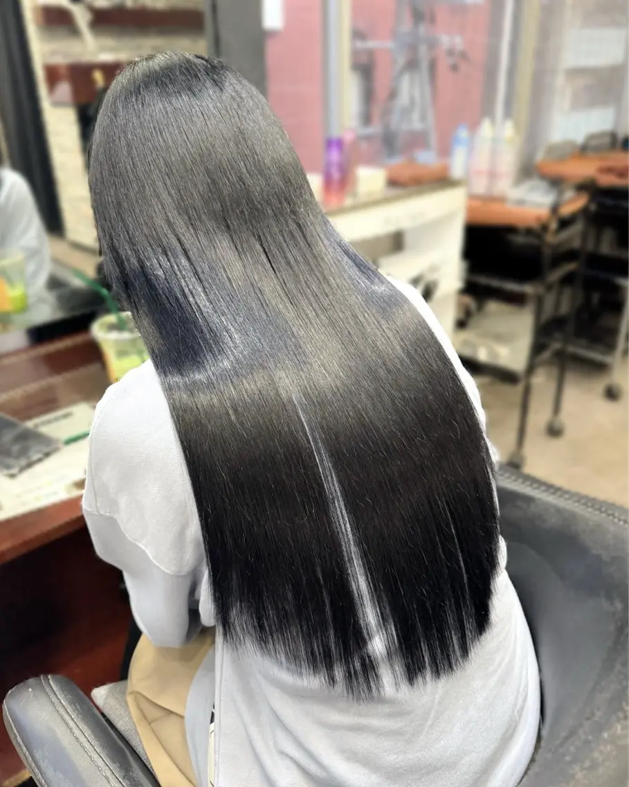 ロング カット エクステ ハイトーンエクステ 🎩カズキ🎩のヘアスタイル