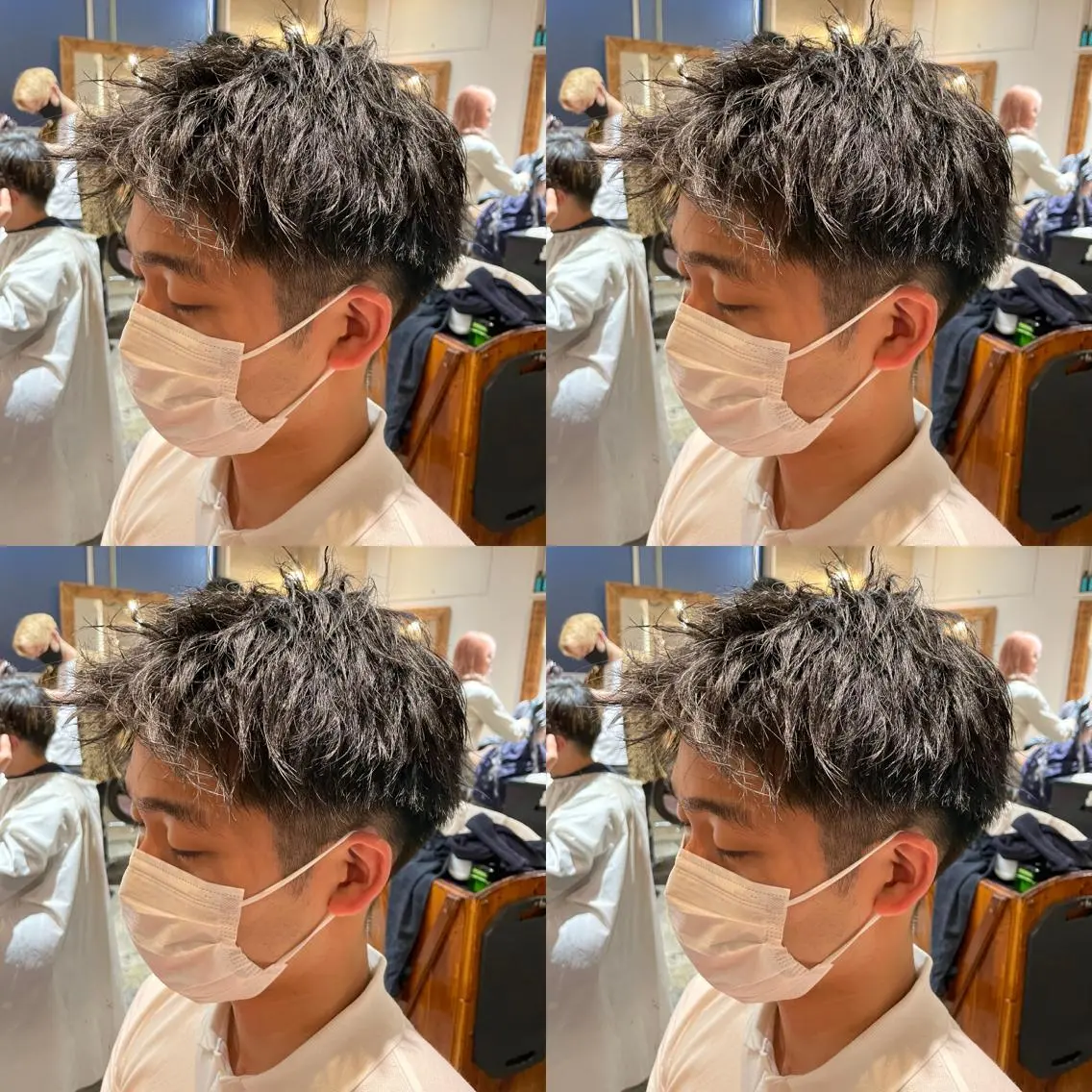 パーマ メンズ メンズパーマ ツイストスパイラルパーマ スパイラルパーマ 優真/難波で 1番パーマが上手いのヘアスタイル