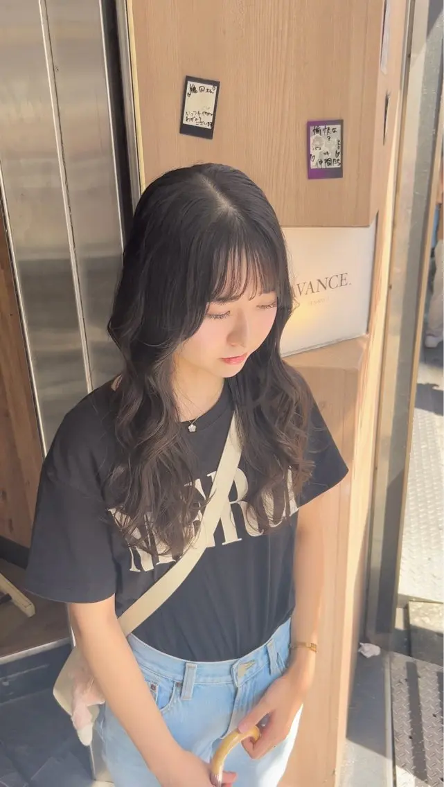 ロング カラー 【ブリーチ無しW】 【暗髪&暖色系】圭真のヘアスタイル