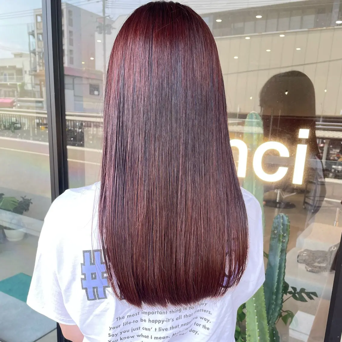 ロング カット ヘアカラー トリートメント 北九州美容室 🕊️わかな✂︎のヘアスタイル