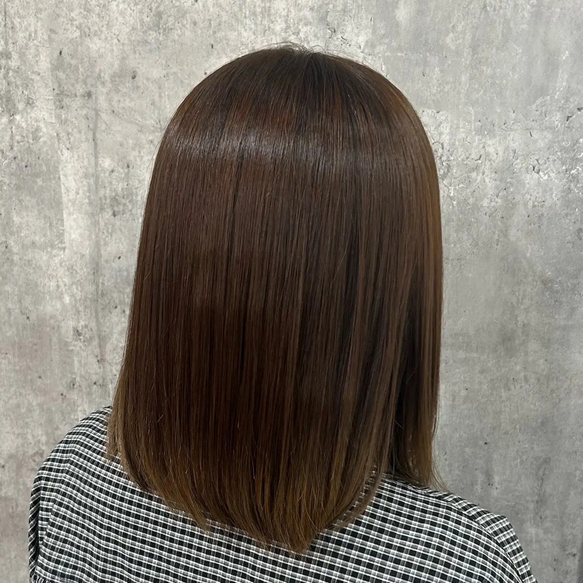 ショート カラー ブラウンカラー ショコラブラウン ヘアカラー 原 心愛のヘアスタイル