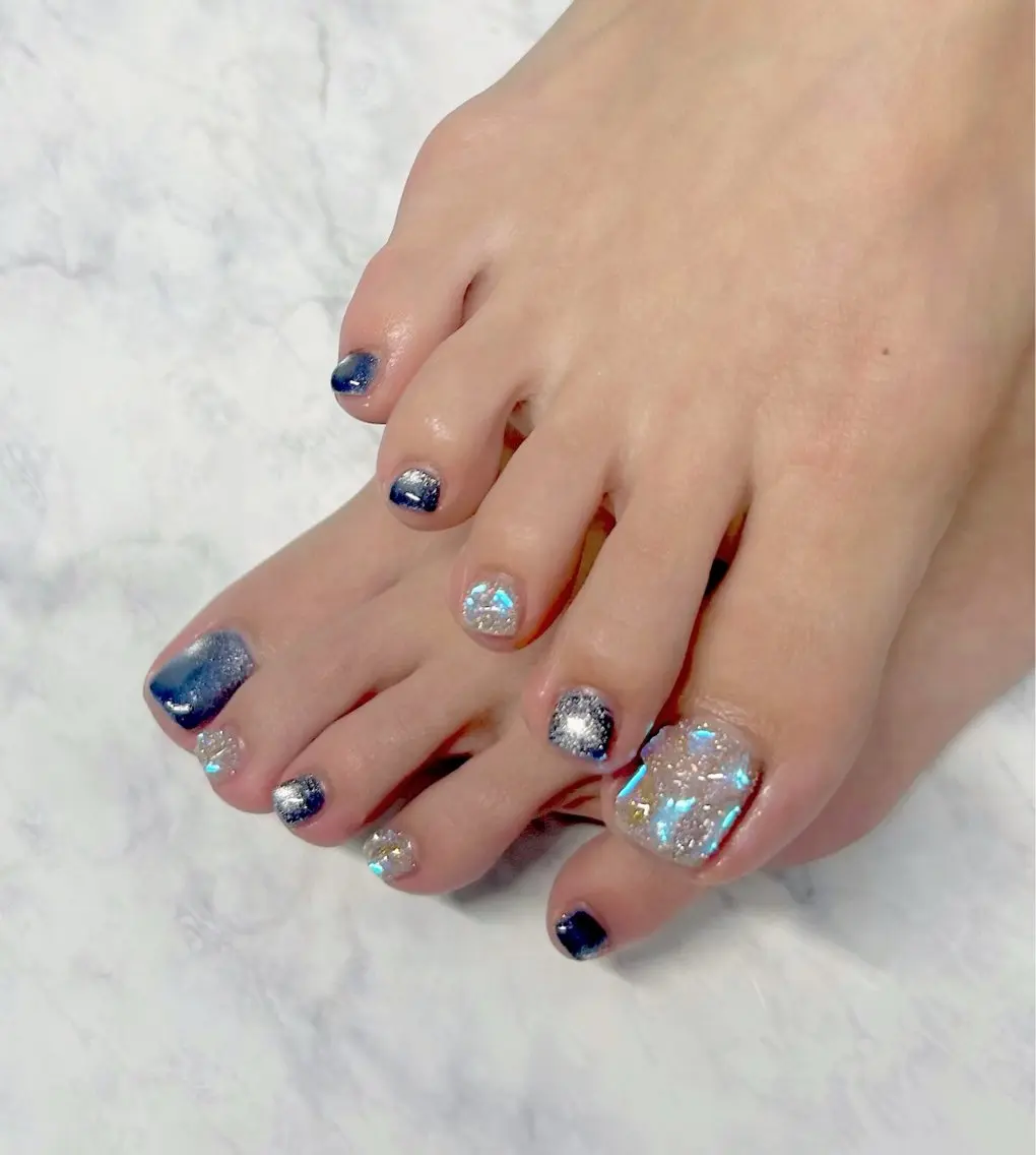 ネイル フットネイル ハンドネイル MYu Beauty Salon YURIのネイルデザイン