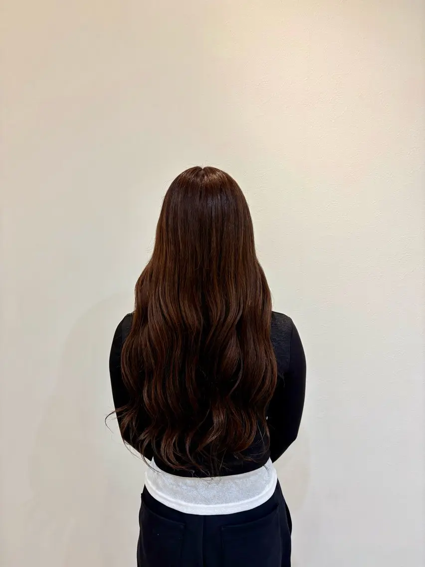 ロング 加藤 七夕奈のヘアスタイル
