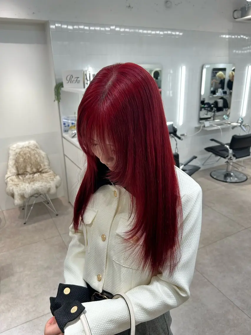 ロング ヘアカラー sera 🎀ベージュのヘアスタイル