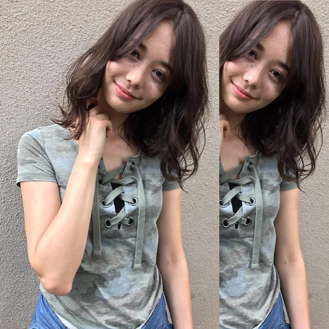 ミディアム カラー アッシュ ベージュカラー ダークアッシュ ✨似合うのその先へ✨ 田中延和のヘアスタイル