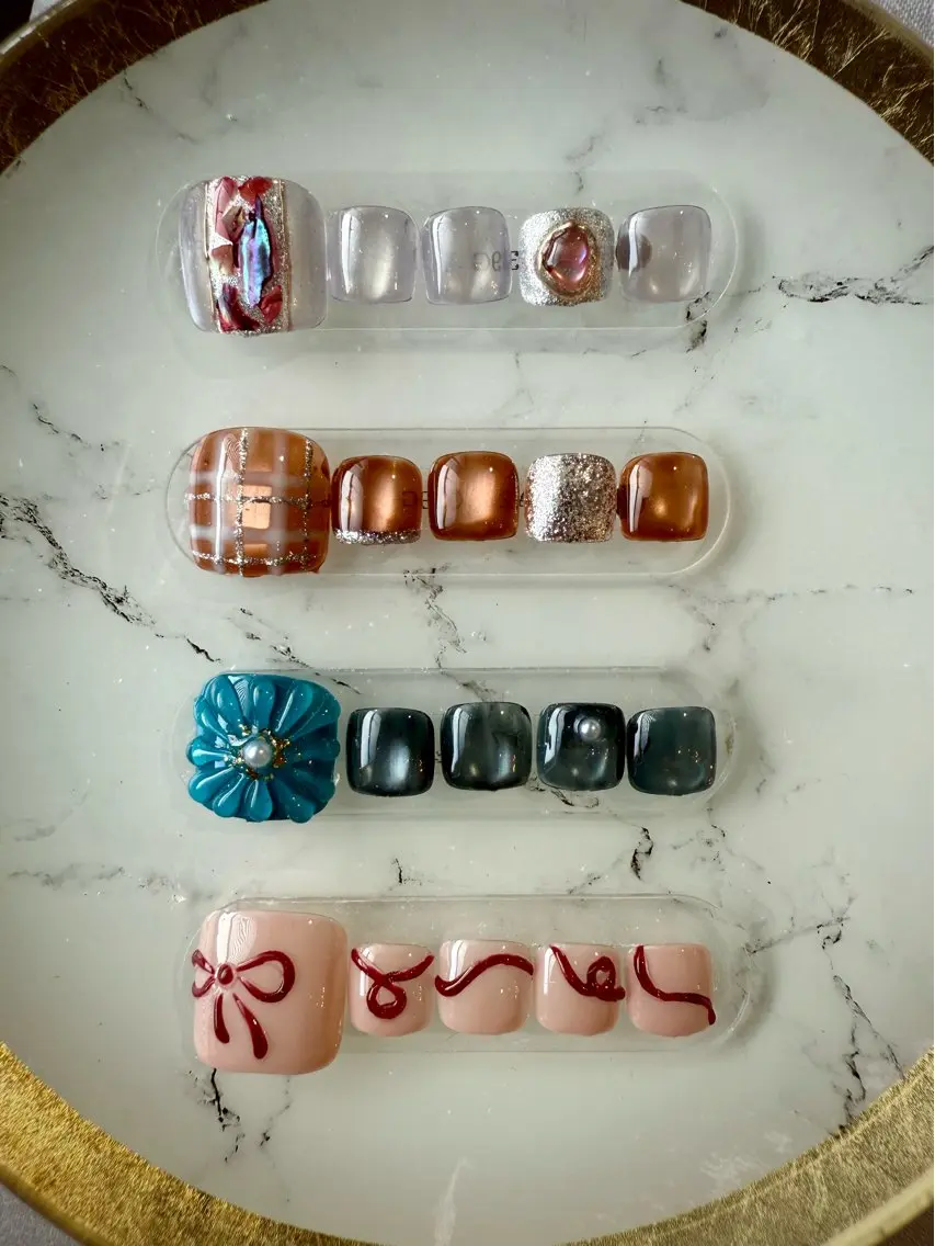 《定額③》👣アートフットネイル【オフなし】の写真