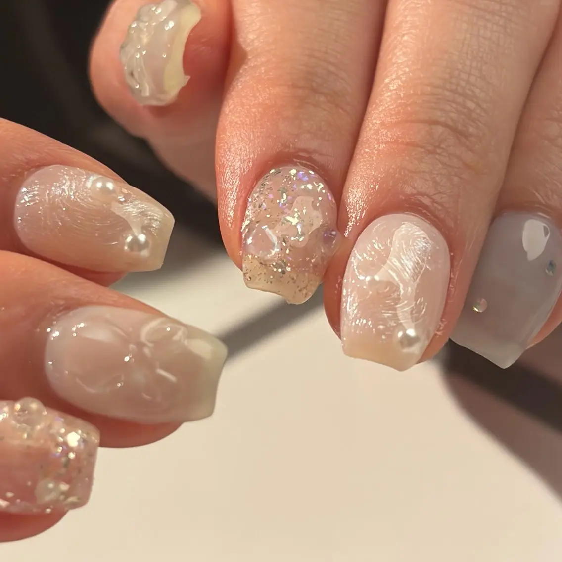 ⚠️必ず掲載情報をご確認ください!〖Jr〗【HAND】指定のデザインをやらせていただける方🌟オフ込みパラジェル🤍の写真