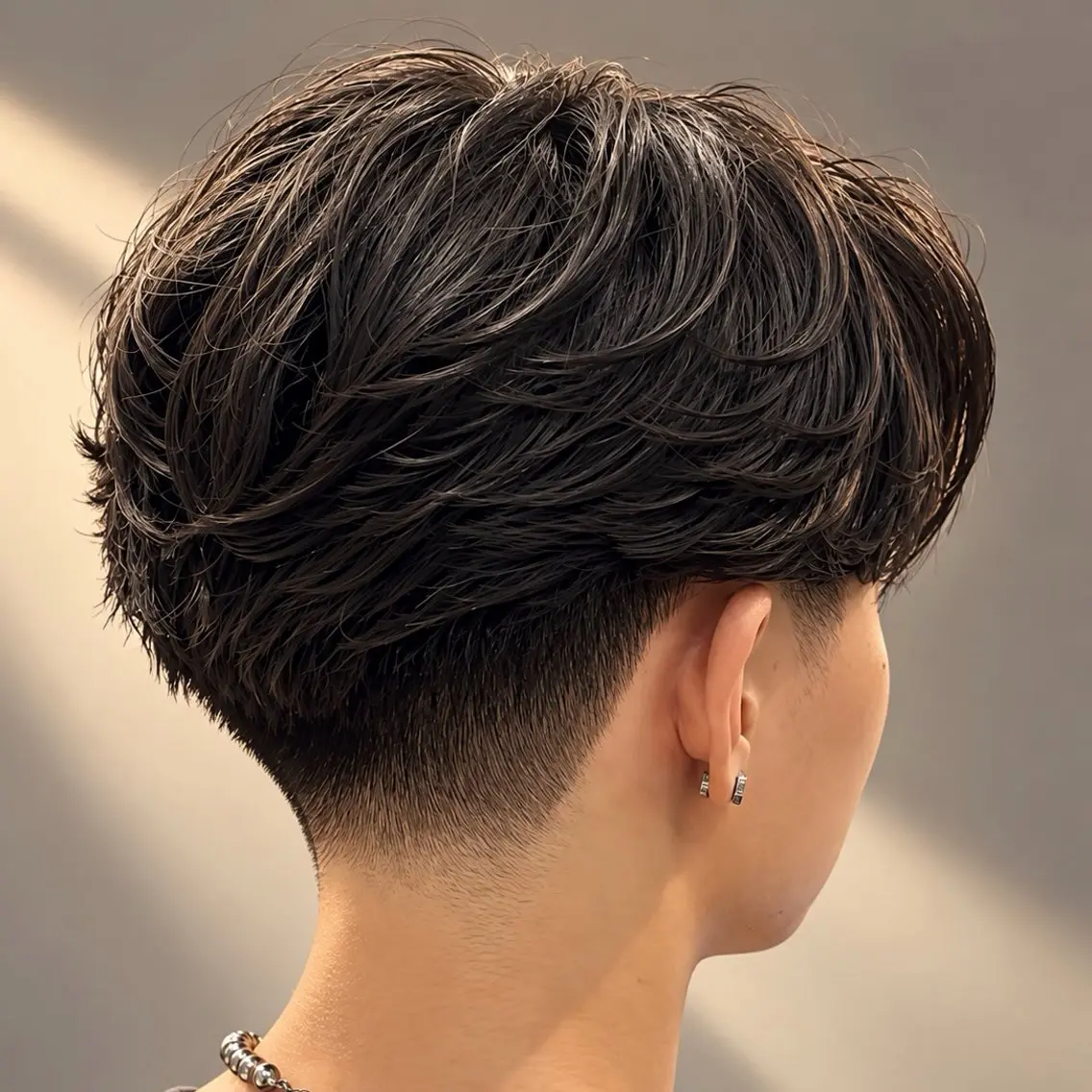 パーマ メンズ フェードカット フェザーパーマ メンズパーマ カット パーマ 千葉 毛流れ特化 メンズパーマ 泉将太のヘアスタイル