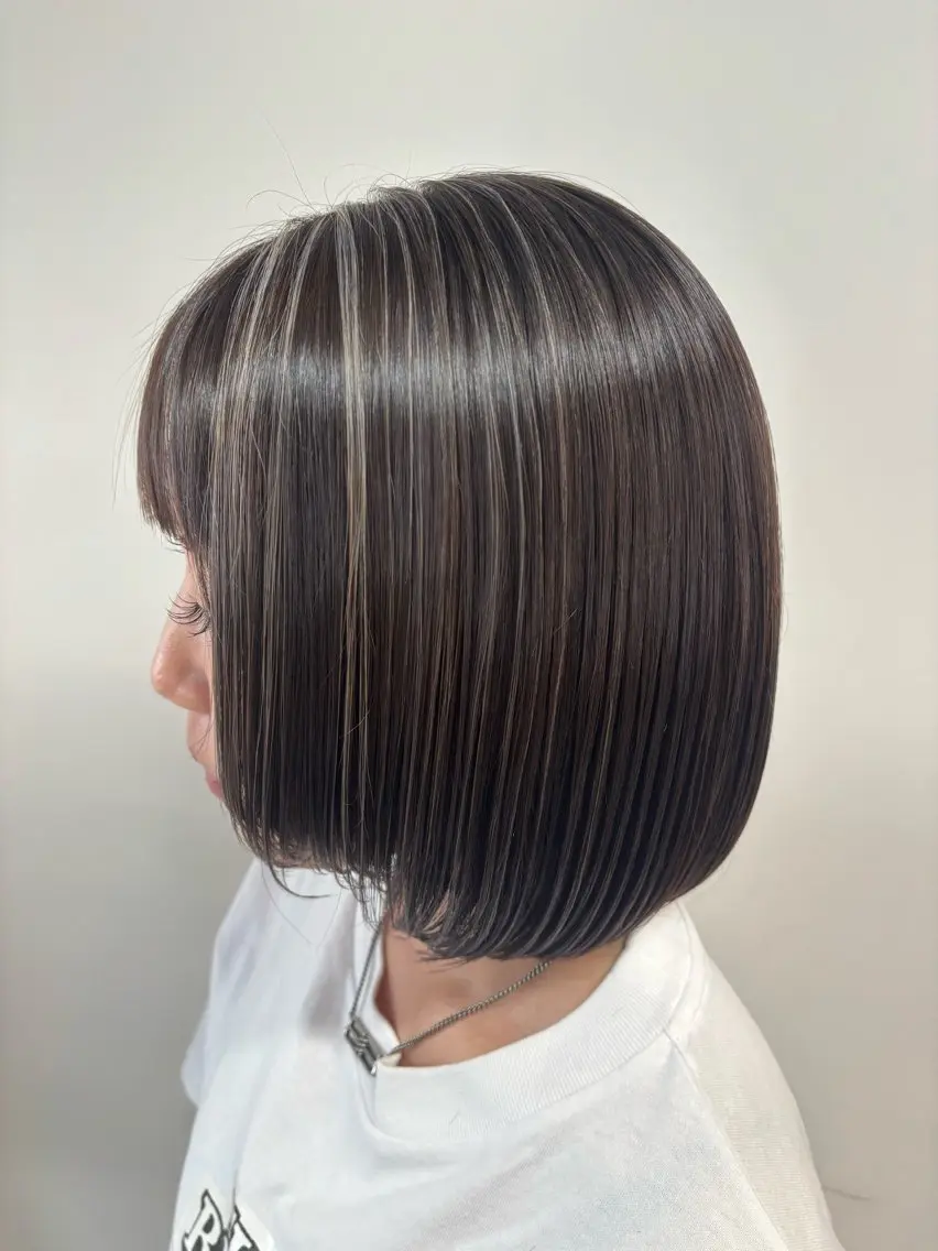 カラー 平野 礼のヘアスタイル
