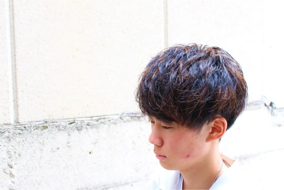 メンズ マッシュ 川端 さくのヘアスタイル