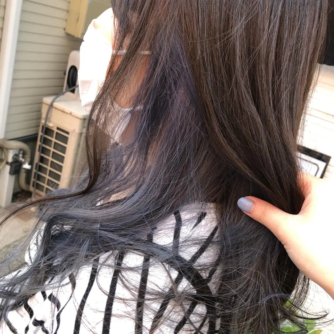 セミロング カラー hisano / ハイトーン・透明感のヘアスタイル