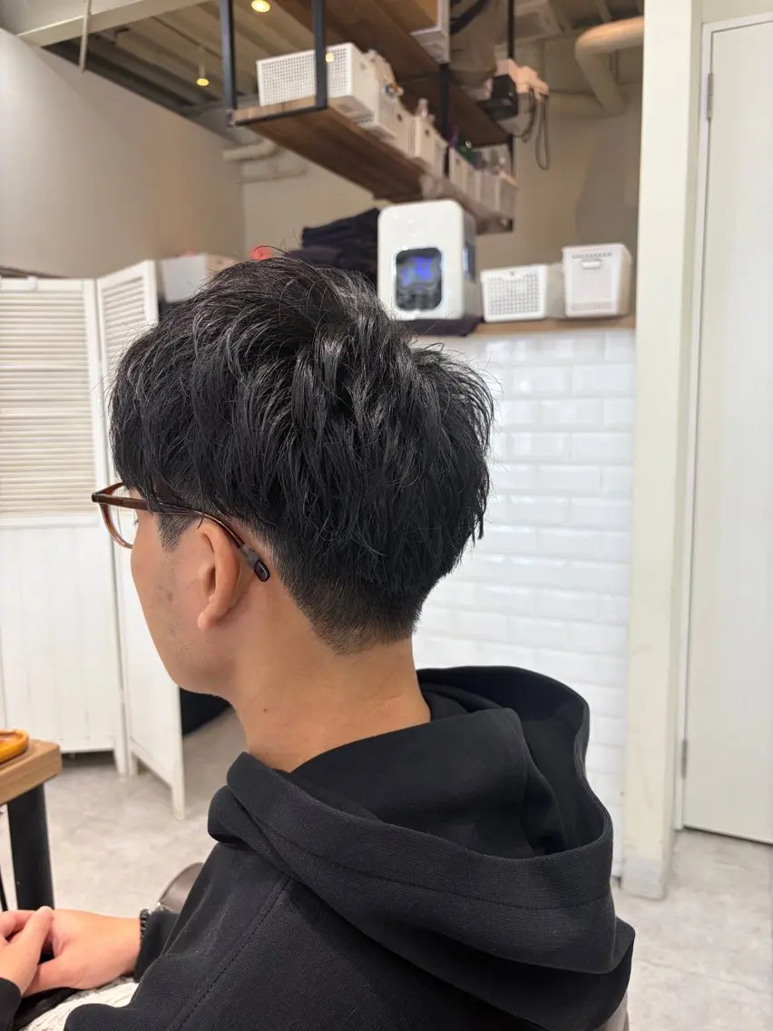メンズ メンズショート カット ヘッドスパ 黒崎 大地のヘアスタイル