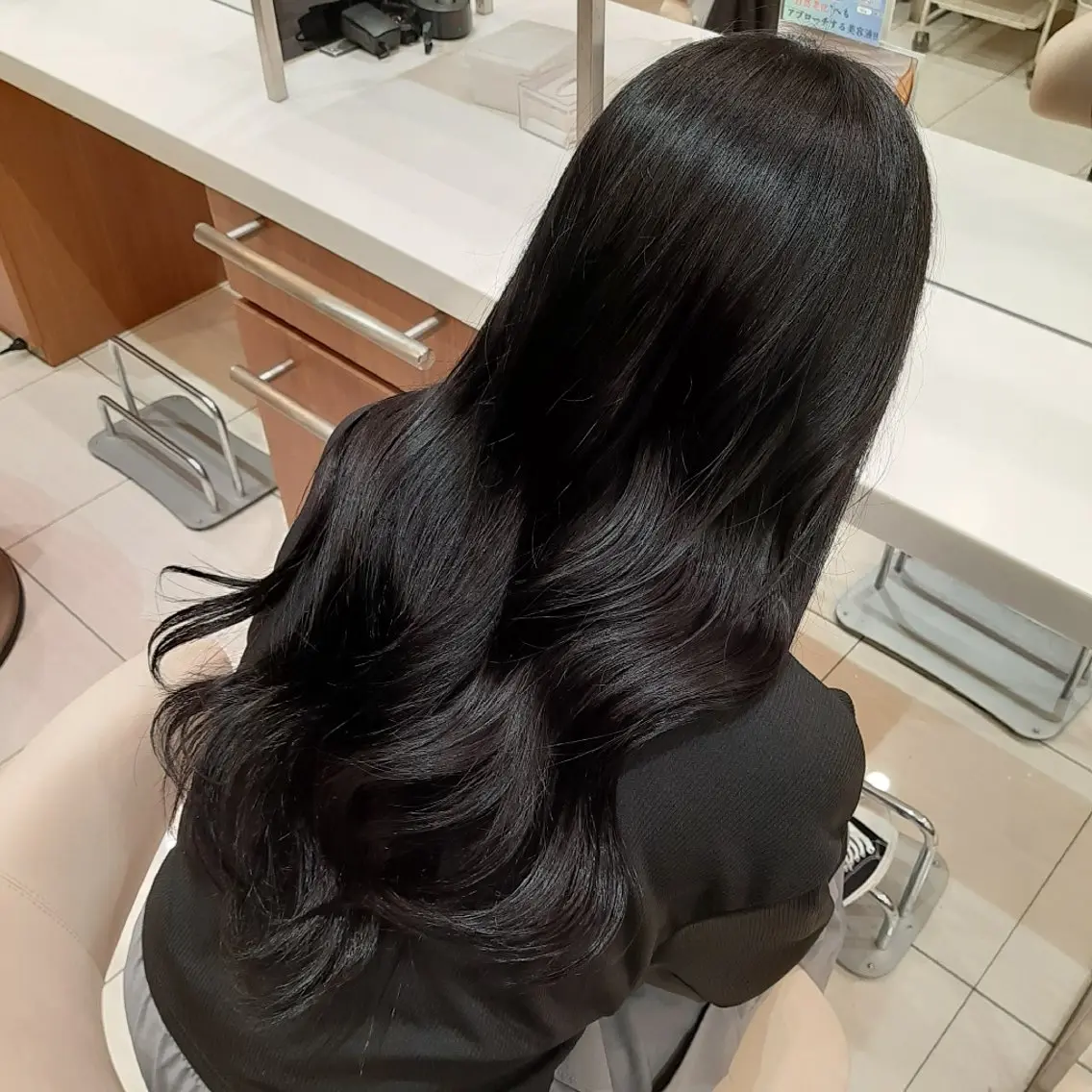 ロング カラー ヘアカラー レナーク・ソワン やすこのヘアスタイル