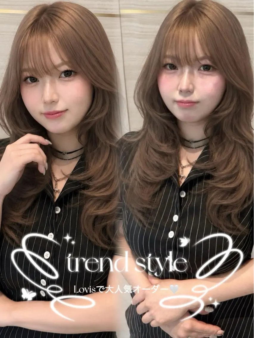 セミロング カラー ヘアカラー トリートメント 🍑ももか🍑モデル 様募集中/浦和🦋のヘアスタイル