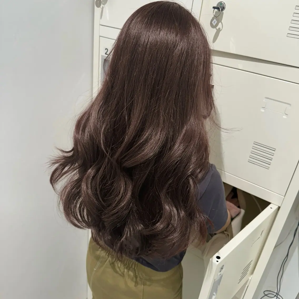 ミディアム ヘアカラー トリートメント 顔周りレイヤー/新宿 /モテ艶カラー/航介のヘアスタイル