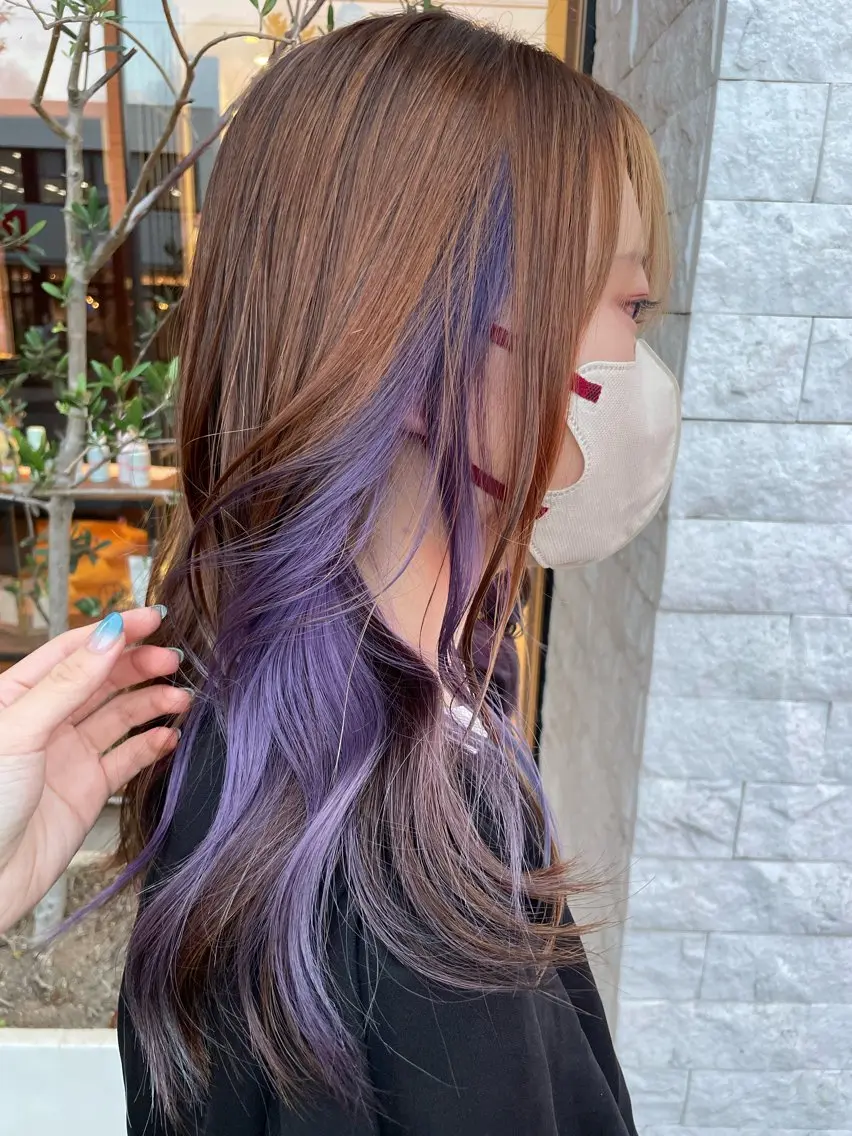 ロング 中河 美裕のヘアスタイル