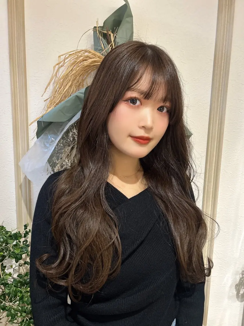 ロング カット ヘアカラー merc.🕊大西‎ 香瑚のヘアスタイル