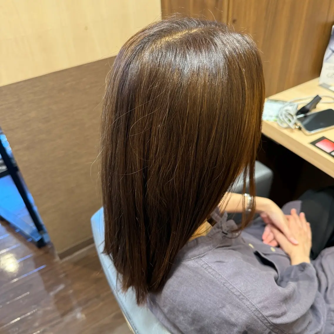 セミロング カラー 池亀はるな/府中/ モデル募集中🌺のヘアスタイル