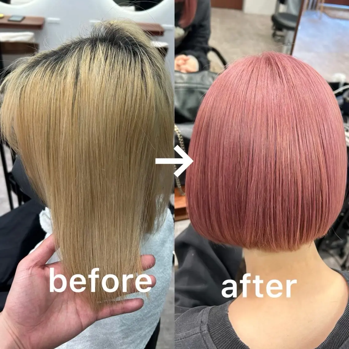 ミディアム カラー .*・゚ izumi ・*.のヘアスタイル