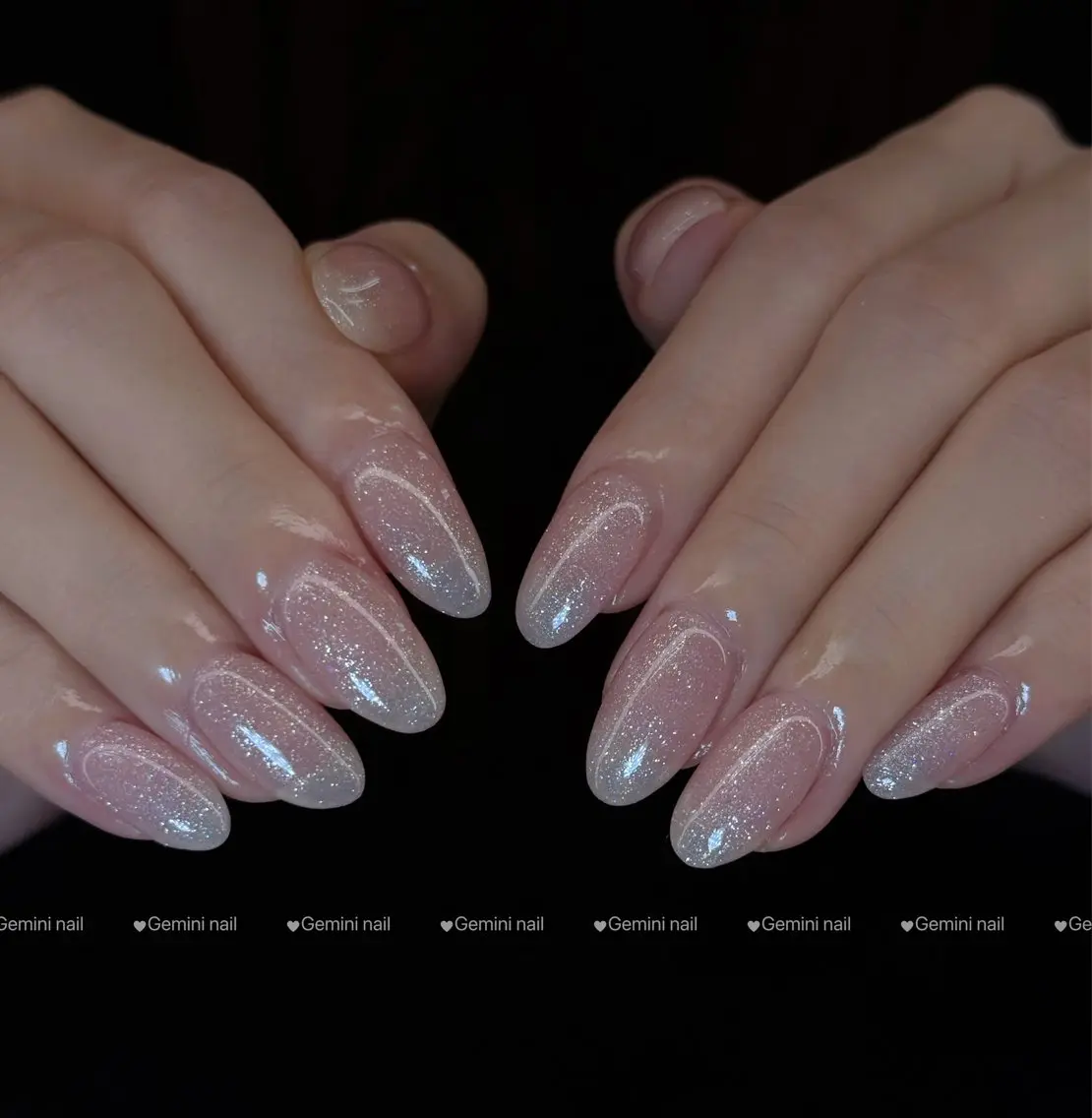 ネイル フラッシュネイル Gemini nail.Yukiのネイルデザイン