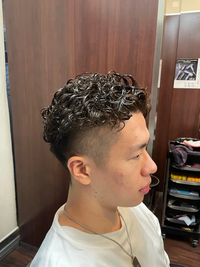 ショート パーマ 大竹 翔のヘアスタイル