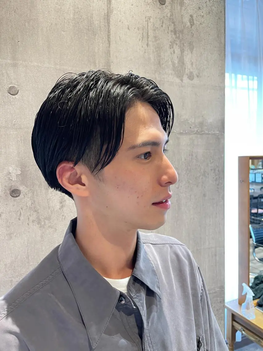 カット+ダウンパーマの写真
