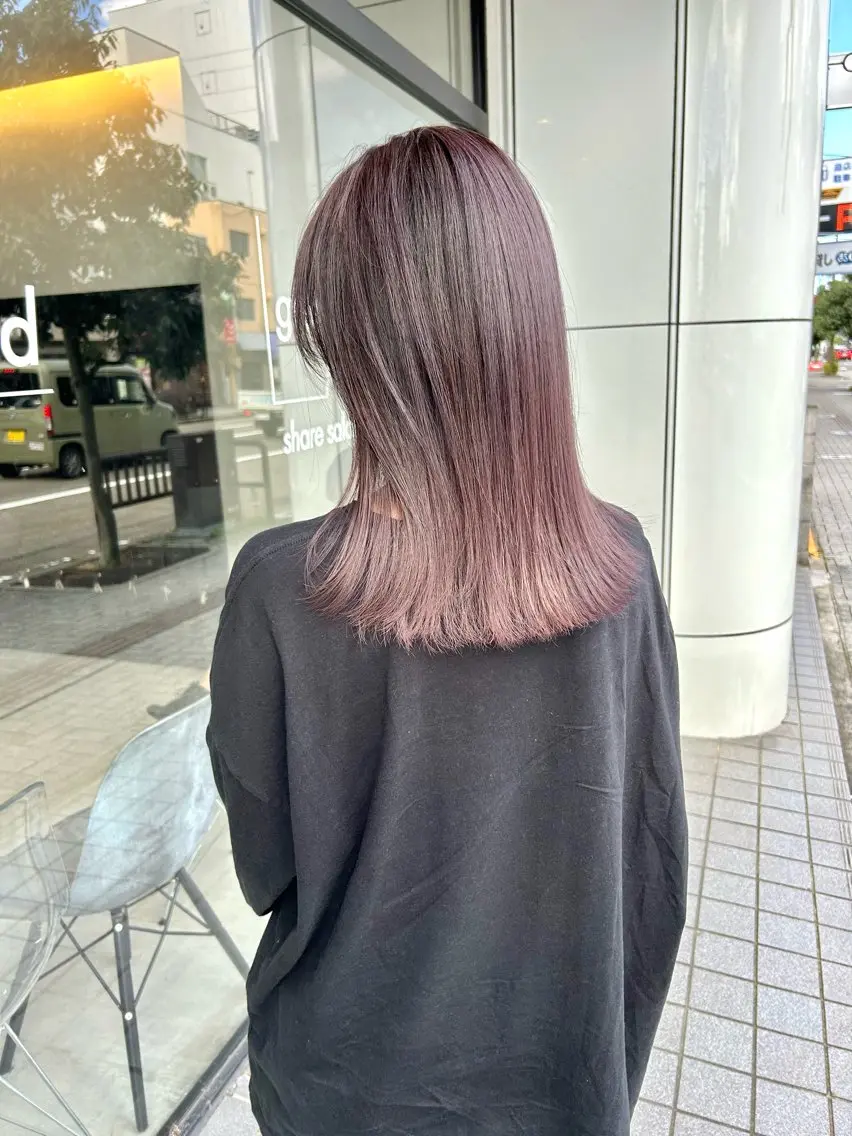 ミディアム カラー 一ノ瀬 暁のヘアスタイル