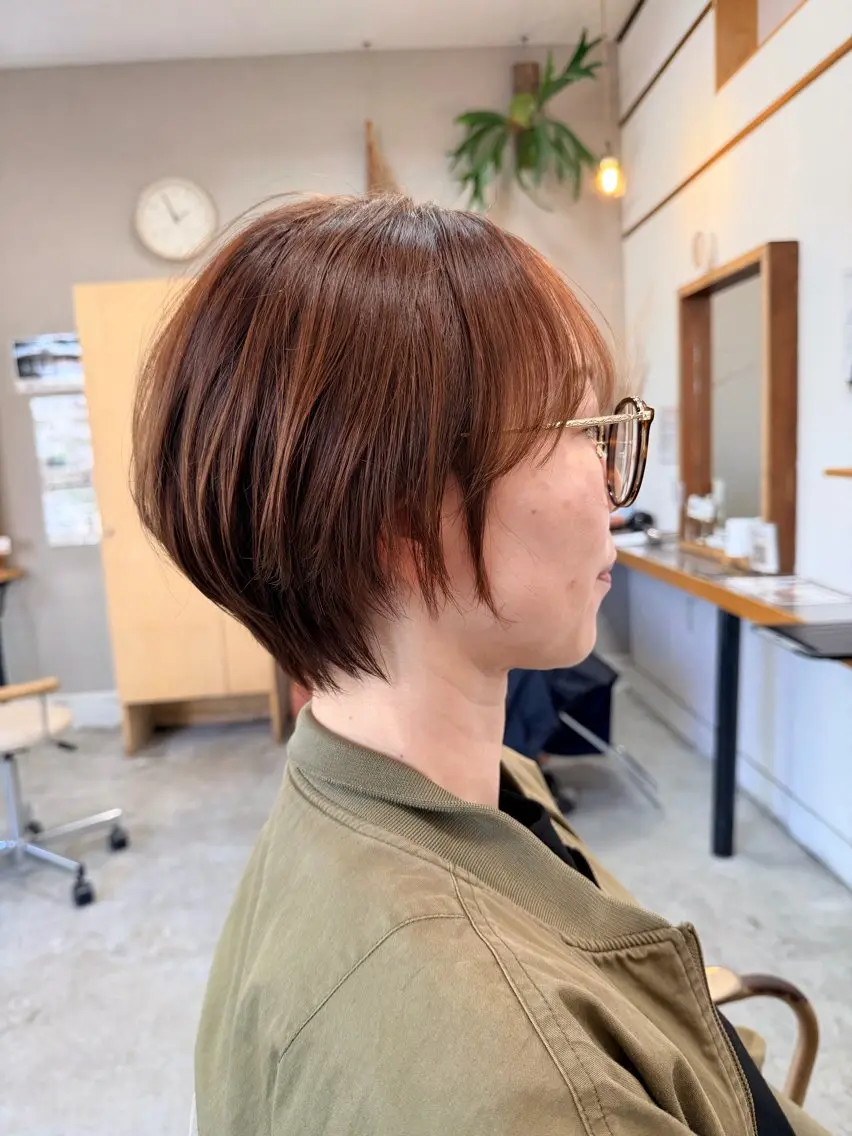ショート カラー ヘアアレンジ カット ヘアカラー トリートメント 似合わせ×店長 🍊Raimu🍊のヘアスタイル