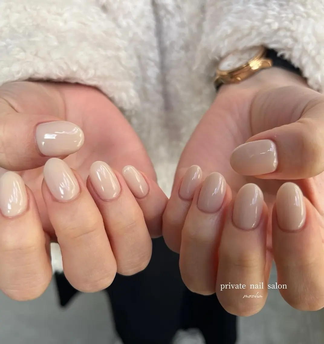 ネイル カジュアル フレンチネイル マグネットネイル ミラーネイル ニュアンスネイル ハンドネイル mocha nailのネイルデザイン