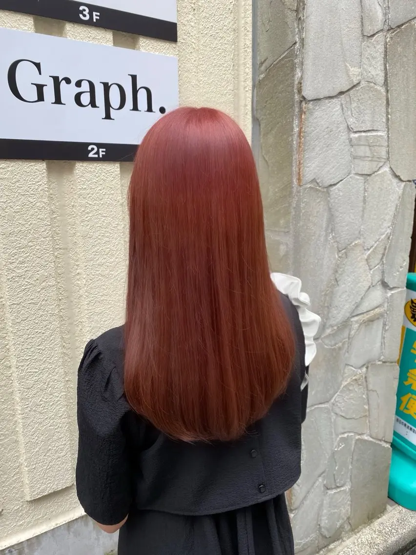 ロング カラー カット ヘアカラー トリートメント Aujuaソムリエ ❤️‍🔥今吉 晃太のヘアスタイル