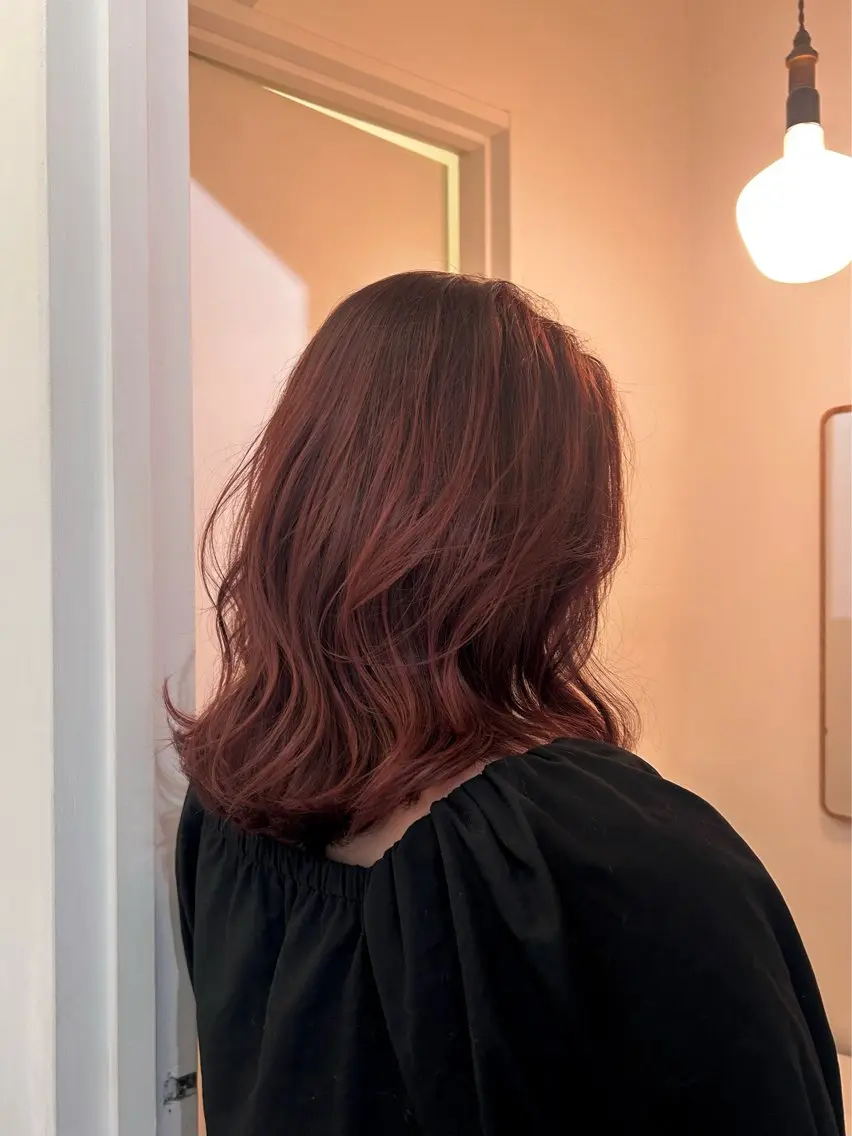 ミディアム ヘアカラー トリートメント ヘッドスパ 🪷上品/アンニュイ /似合わせ🫧菜々子のヘアスタイル