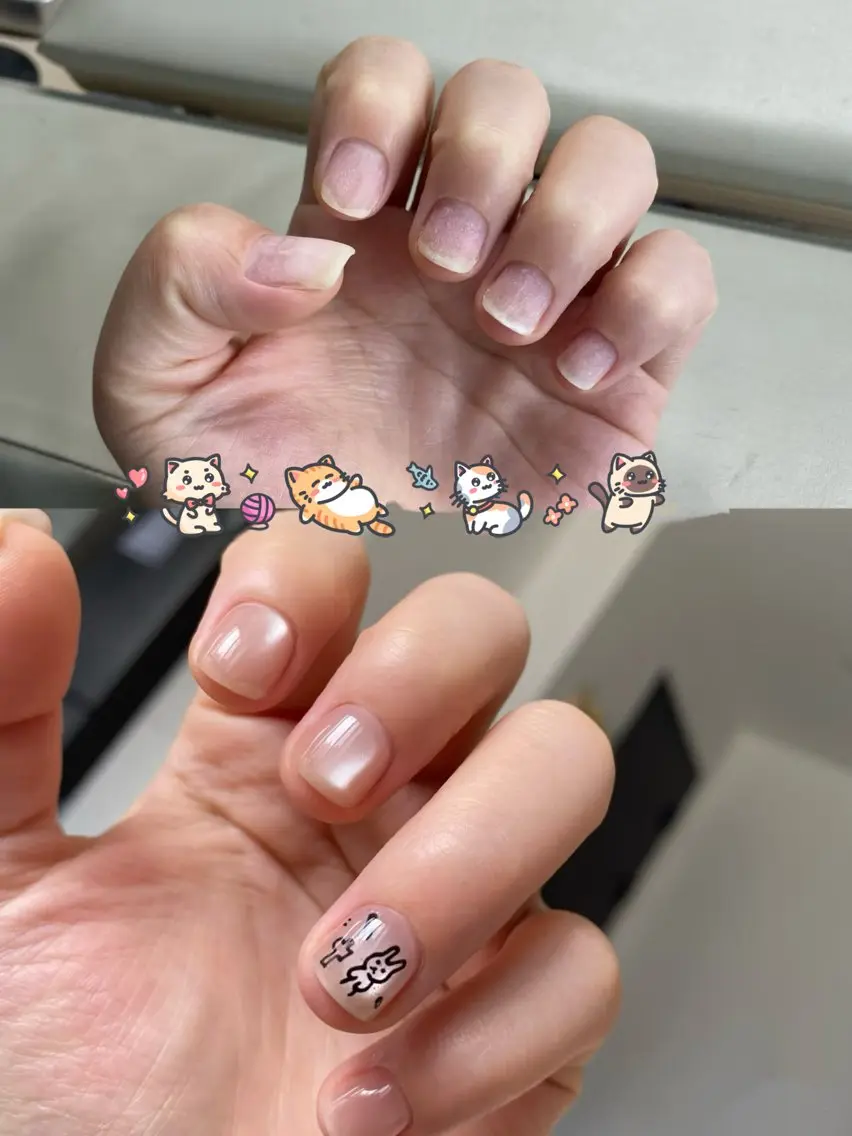 ネイル ハンドネイル MoonNail ユリ🌸のネイルデザイン